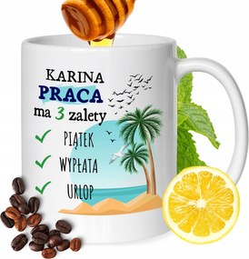 Bögre Karina Barátnőknek Ajándék Nyomtatott Fehér 330ml