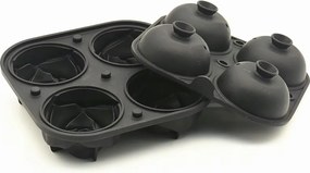 Szilikon 3D jégkocka forma fedővel -rózsa.