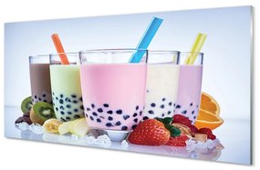 Üvegképek Milk shake gyümölcs 140x70 cm