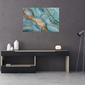 Kép - Türkiz márvány (90x60 cm)
