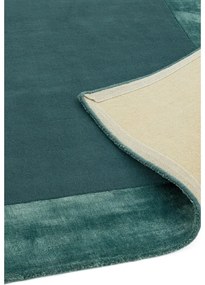 Petróleumkék kézi szövésű gyapjú keverék szőnyeg 80x150 cm Ascot – Asiatic Carpets