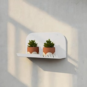 Fém fali polc, 31×15 cm – Vlnt127Byz