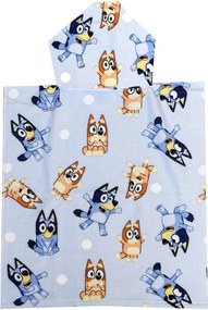 Bluey Playful strand törölköző poncsó 50x115 cm (Fast Dry)