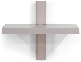Szürkésbarna fém fali polc 28 cm Hola – Spinder Design