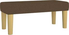 vidaXL barna szövet pad 70 x 30 x 30 cm