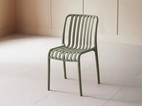 Műanyag szék TREGO, zöld