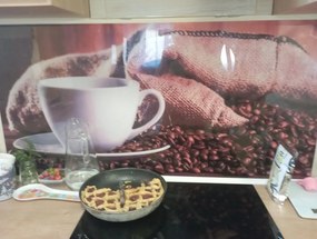 Wallplex falburkoló konyhapanel Kávéscsésze (Méret: Kicsi 60x120)