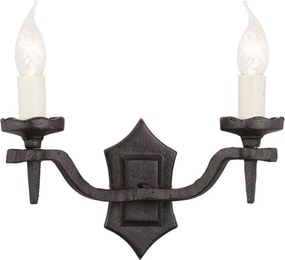 Elstead Lighting RECTORY RY2B-BLACK Fali lámpa 2x60W/E14