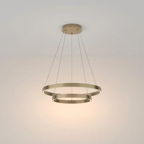 Maytoni MOD058PL-L55BS3K - LED Csillár zsinóron RIM LED/61W/230V átm. 60 cm arany