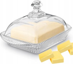 Vajtartó Üveg vajtartó sajt konyhai vajtartó