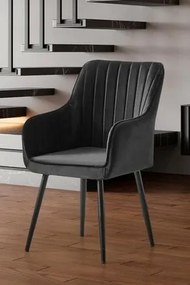 Nova Anthracite étkezőszék szett, 2 db