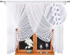 Függöny 400x160 Dekoratív Gipszkartonnal – Elegáns, fehér Stílus És Elegancia Lg 162