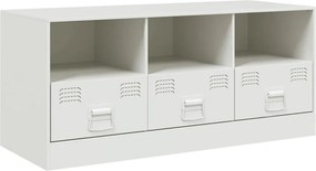 vidaXL fehér acél TV-szekrény 99 x 39 x 44 cm