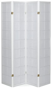 Fehér Tömörfa Paraván. EF-E804 WT