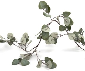 Aigostar - LED napelemes lánc 110 LED/4m IP65 300 mAh meleg fehér eukaliptusz