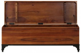 tömör akácfa tárolóláda 110 x 35 x 41 cm