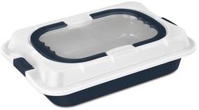 BerlingerHaus tapadásmentes tepsi fedővel 36 cm matt kék