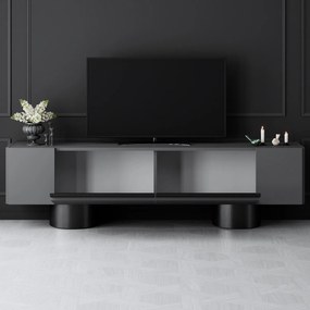 TV szekrény Bohem - Anthracite, Black