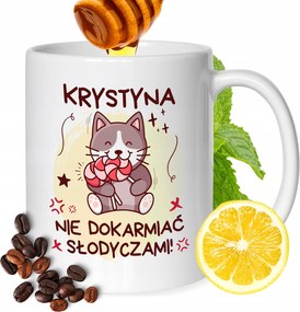 Bögre Krisztina Barátnőknek Ajándék Nyomtatott Fehér 330ml