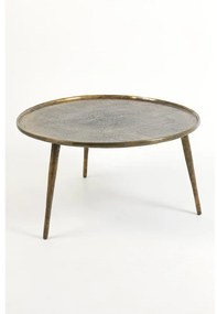 Bronzszínű fém kerek dohányzóasztal ø 67,5 cm Babina – Light &amp; Living