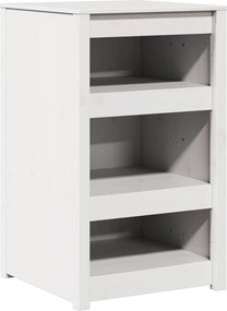 vidaXL Konyhaszekrény polcokkal Fehér 55 x 55 x 92 cm Tömör fenyőfa
