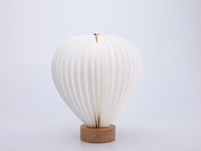 Fehér LED dimmelhető asztali lámpa papír búrával (magasság 20 cm) Aeris – Gingko