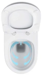 Ravak X01860 - Falra szerelhető perem nélküli WC VITA kerámia/fehér