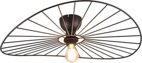 TRIO R61451032 CHAPEAU Vintage Mennyezeti Lámpák Fekete E27 IP20