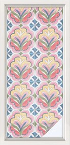 Tejfólia Ablaküvegekhez Öntapadós Adatvédelem Virágos minták 50x116