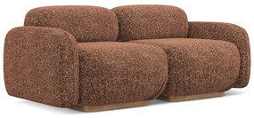 Narancssárga-barna moduláris kanapé 190 cm Ailani – Makamii