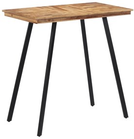 tömör tíkfa bárasztal 110 x 55 x 105 cm