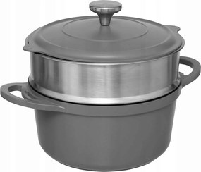 Rozsdamentes Acél Pároló Edény 26X7,8 CM 4 Részes