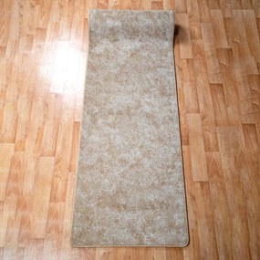 Szegett szőnyeg 70x250 cm – Világos beige egyszínű