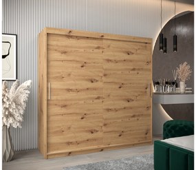 Ruhásszekrény 200 cm Toki (artisan tölgy + artisan tölgy). 1064855