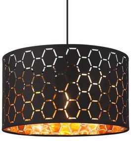 ULLE kábeles függőlámpa 1xE27/15W/230V fekete