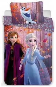 Disney Jégvarázs Sister Purple ágyneműhuzat 140×200cm, 70×90 cm