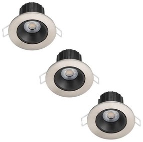 Philips - 3x ABROSA LED 9W 230V IP44 für Badezimmer dimmbar Set