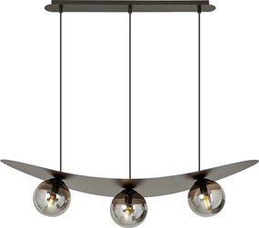 Emibig modern függeszték aura fekete grafit emi1300/3
