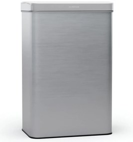 Klarstein Touchless, szenzoros szemétkosár, 50 l, rozsdamentes acélból, Soft-Close záródás, elemes, LED kijelző, időzítő