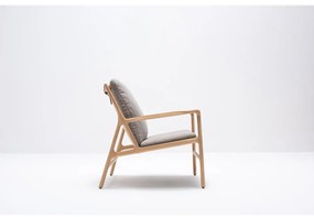 Szürke-natúr színű fotel Dedo – Gazzda