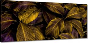 Vászonkép 150x70 Gyönyörű mézszínű levelek