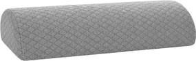 vidaXL Lábpárna Geometrikus Szürke 52 x 20 x 11 cm Memóriahab