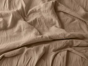 Muszlin ágynemű PURELY világosbarna Ágyneműhuzat mérete: 80 x 80 cm | 135 x 200 cm