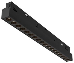 TR031-2-18W2.7K-B Points Alumínium Sín lámpafej Fekete Színű LED 18 W 2700 Kelvin 1110 Lumen IP20