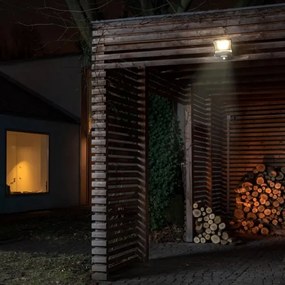 LED kültéri reflektor, 200 W, 230 V, 4500 K, IP65, fekete