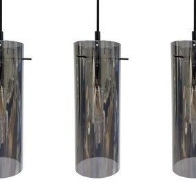 Csillár zsinóron PADOVA 3xE27/15W/230V fekete