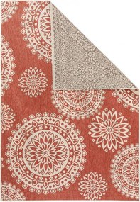 Kétoldalú szőnyeg Terrazzo Beige/Red 160x235 cm