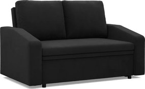 Zeus kanapé, szövet anyag, hab töltet, döntött kartámasz, fekete