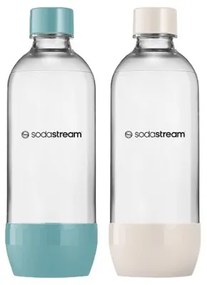 Sodastream Jet Blue/Sand palack 2x 1 l, mosogatógépben mosható