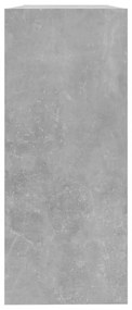 betonszürke térelválasztó könyvszekrény 100 x 30 x 72 cm